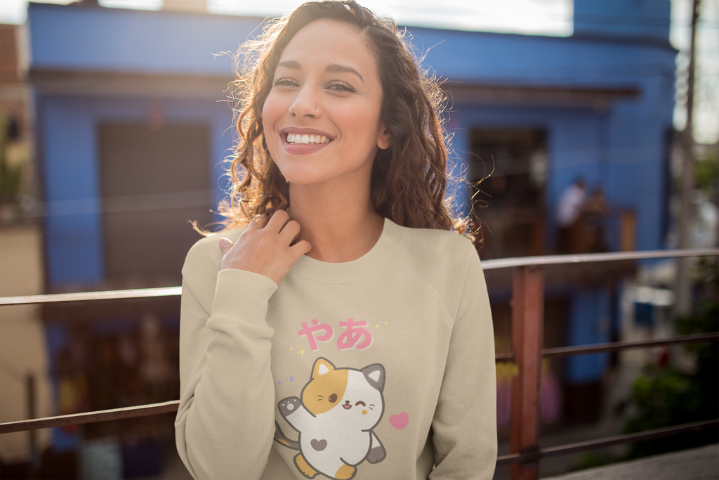 Funny Kawaii Cat Sweatshirt