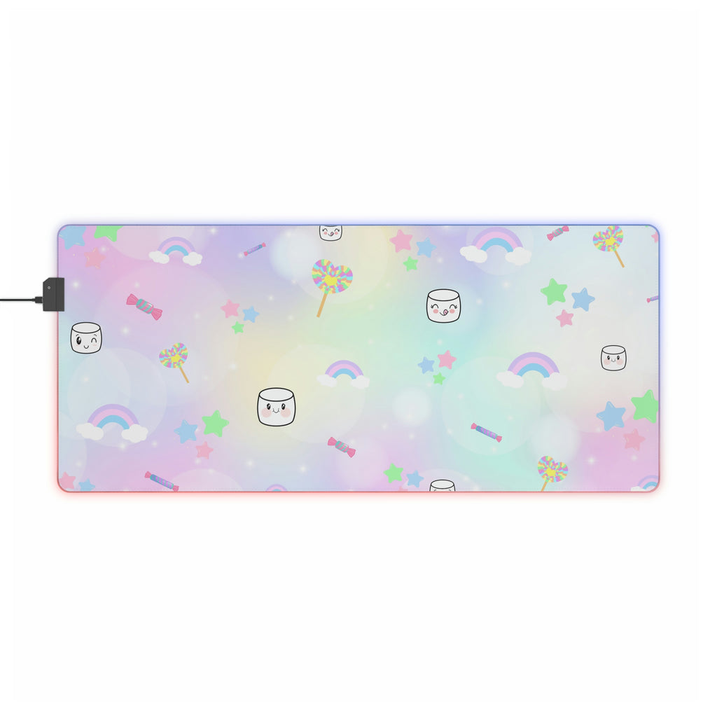Pastel Candy Skies LED Gaming Mouse Pad