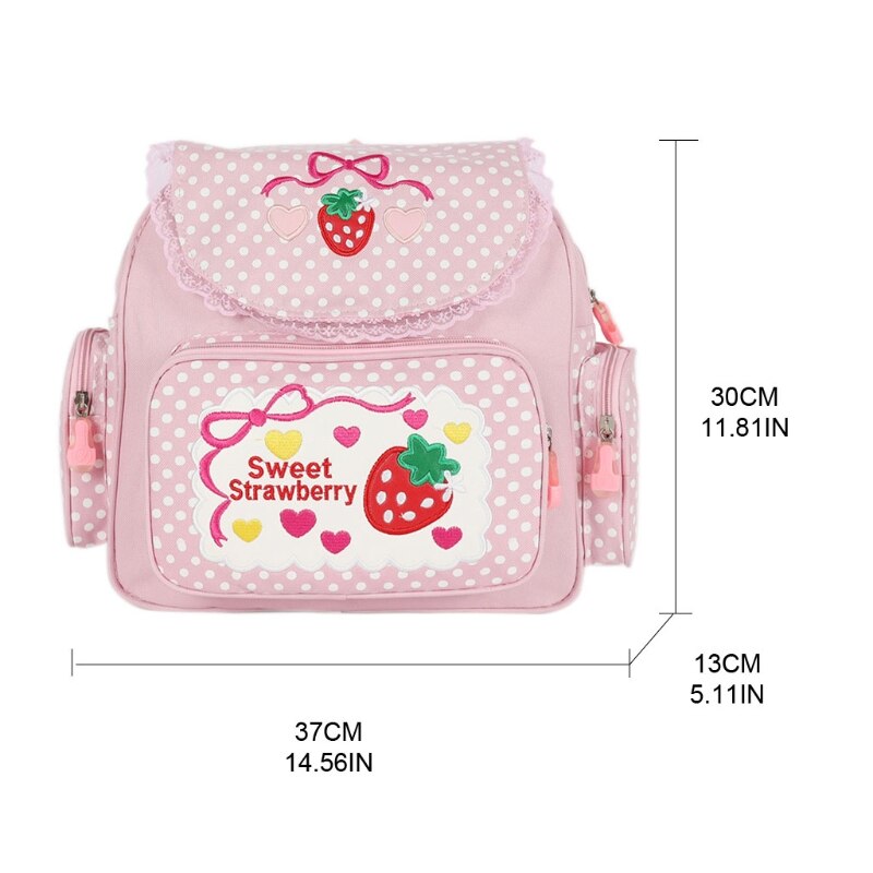 Kawaii Strawberry Backpack