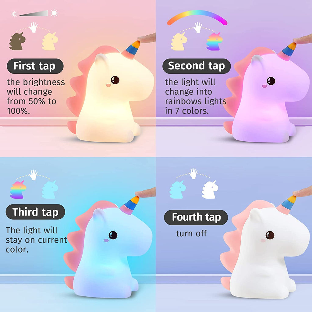 Cute Unicorn Night Light