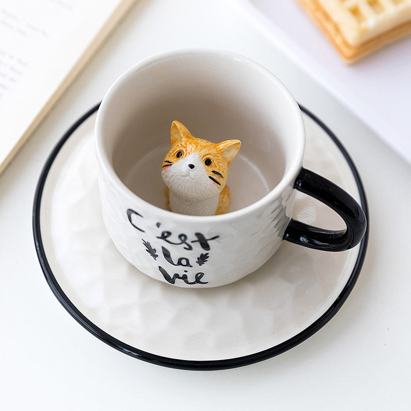 Funny Cat Coffee Mug