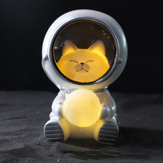 Kawaii Animal Astronaut Lamp