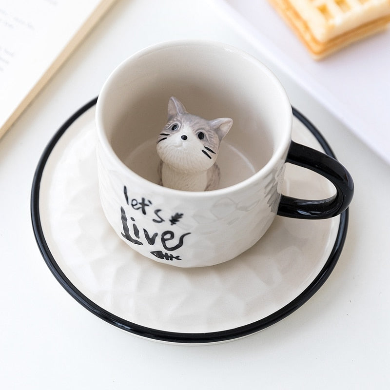 Cat Ceramic Coffee Mug