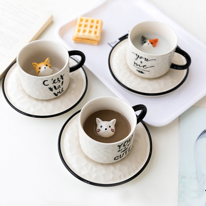 Unique Cat Coffee Mug