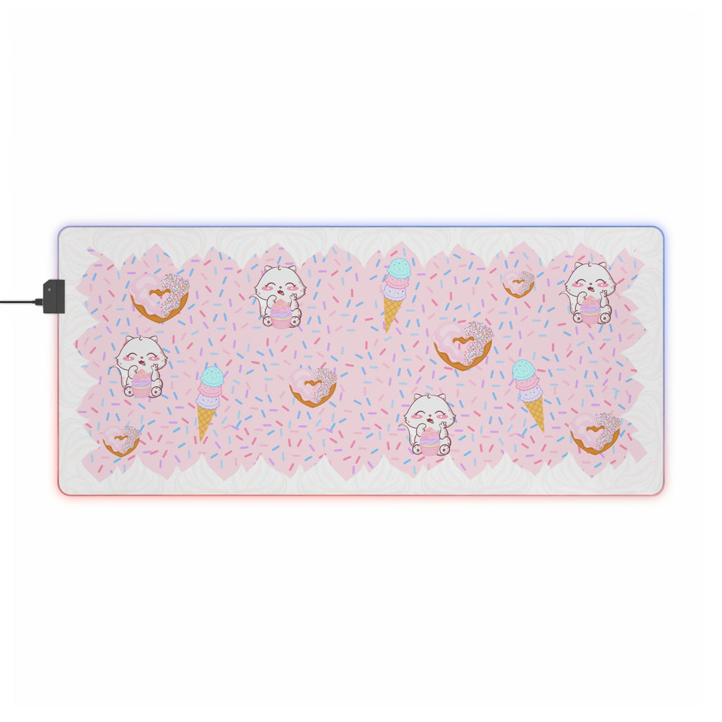 Sprinkle of Cuteness LED Gaming Mouse Pad
