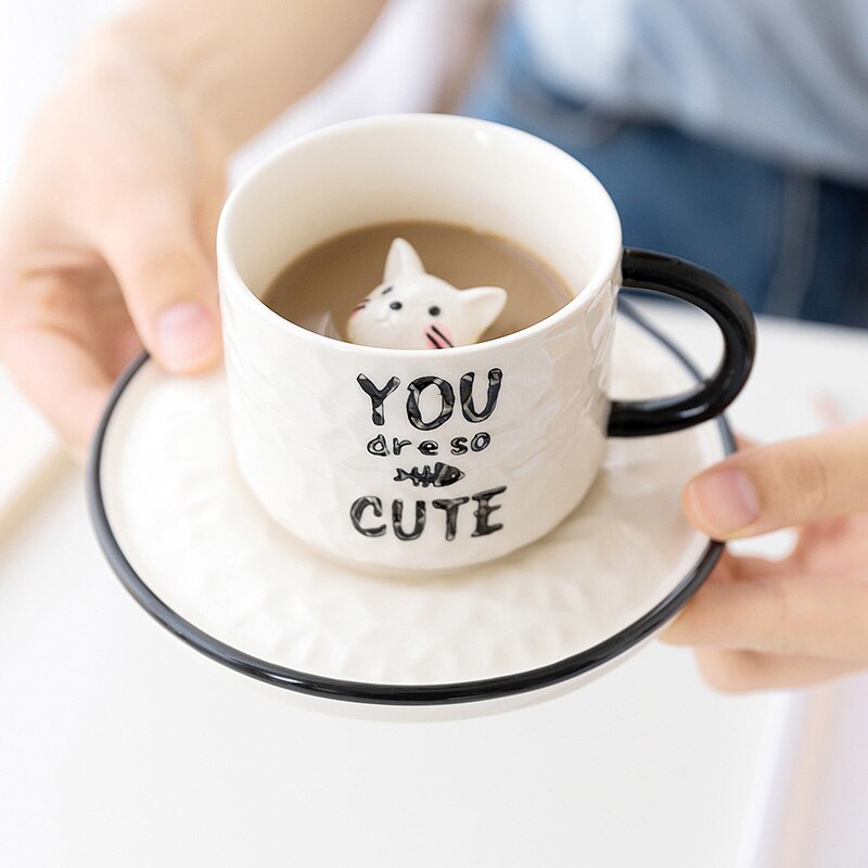 Cat Mom Coffee Cup